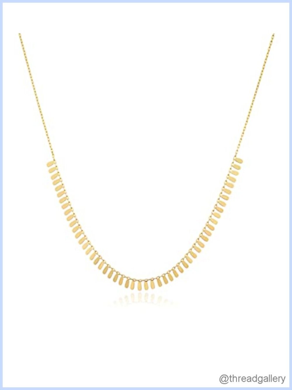 14K Gold Filled Cleopatra Chain Necklace Adjustable Half Collar